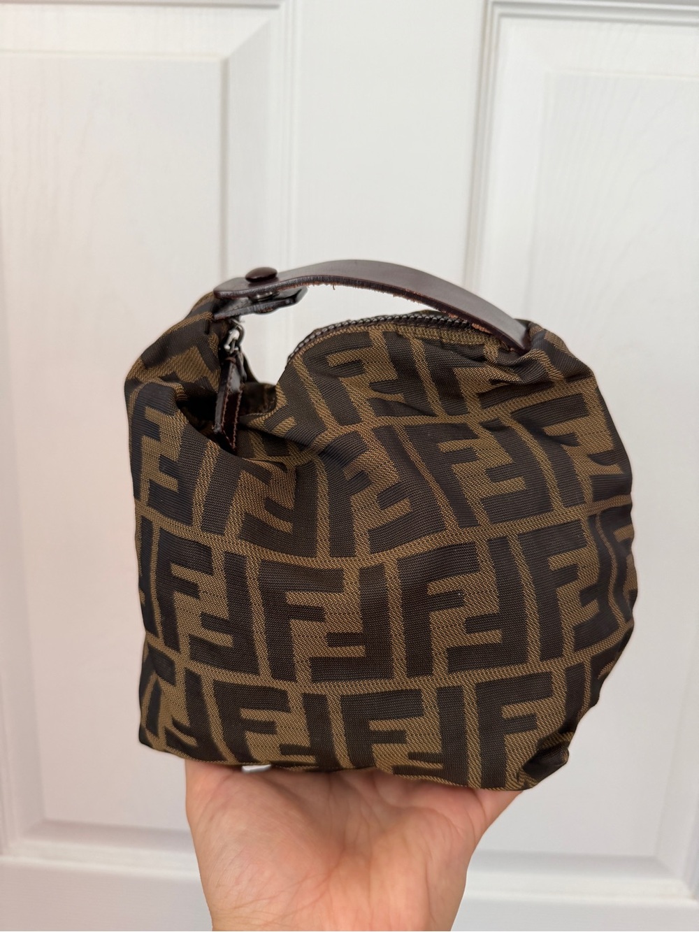 Fendi Brown and Dark Brown FF Monogram Bag